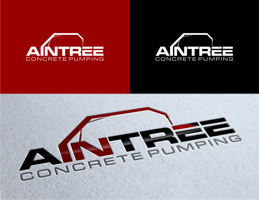 Concrete Logo - Concrete pump logo for Aintree Concrete Pumping. Logo design contest