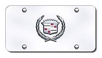 Original Cadillac Logo - Amazon.com: Cadillac Chrome Logo on Chrome Plate - Original Logo ...