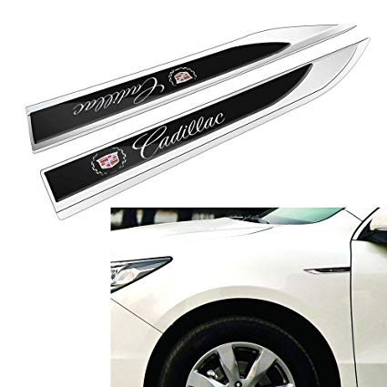 Cadillac Car Logo - Amazon.com: Duoles New 3D Car Logo Car Emblem Chrome Stickers Decals ...