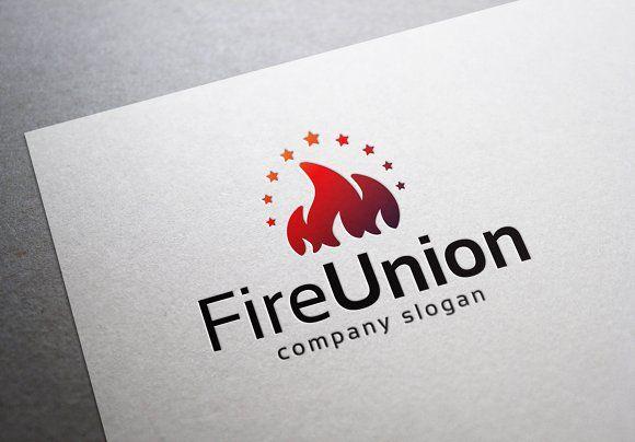Union Company Logo - Fire Union Logo ~ Logo Templates ~ Creative Market