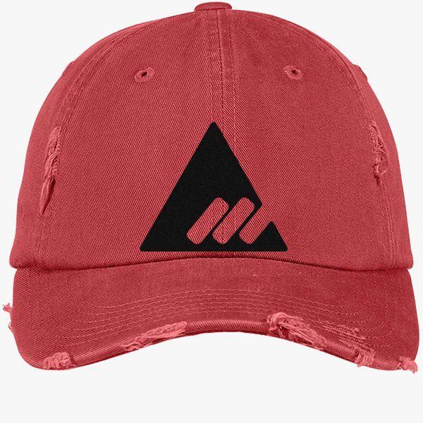 Destiny New Monarchy Logo - Destiny New Monarchy Logo Distressed Cotton Twill Cap - Embroidery