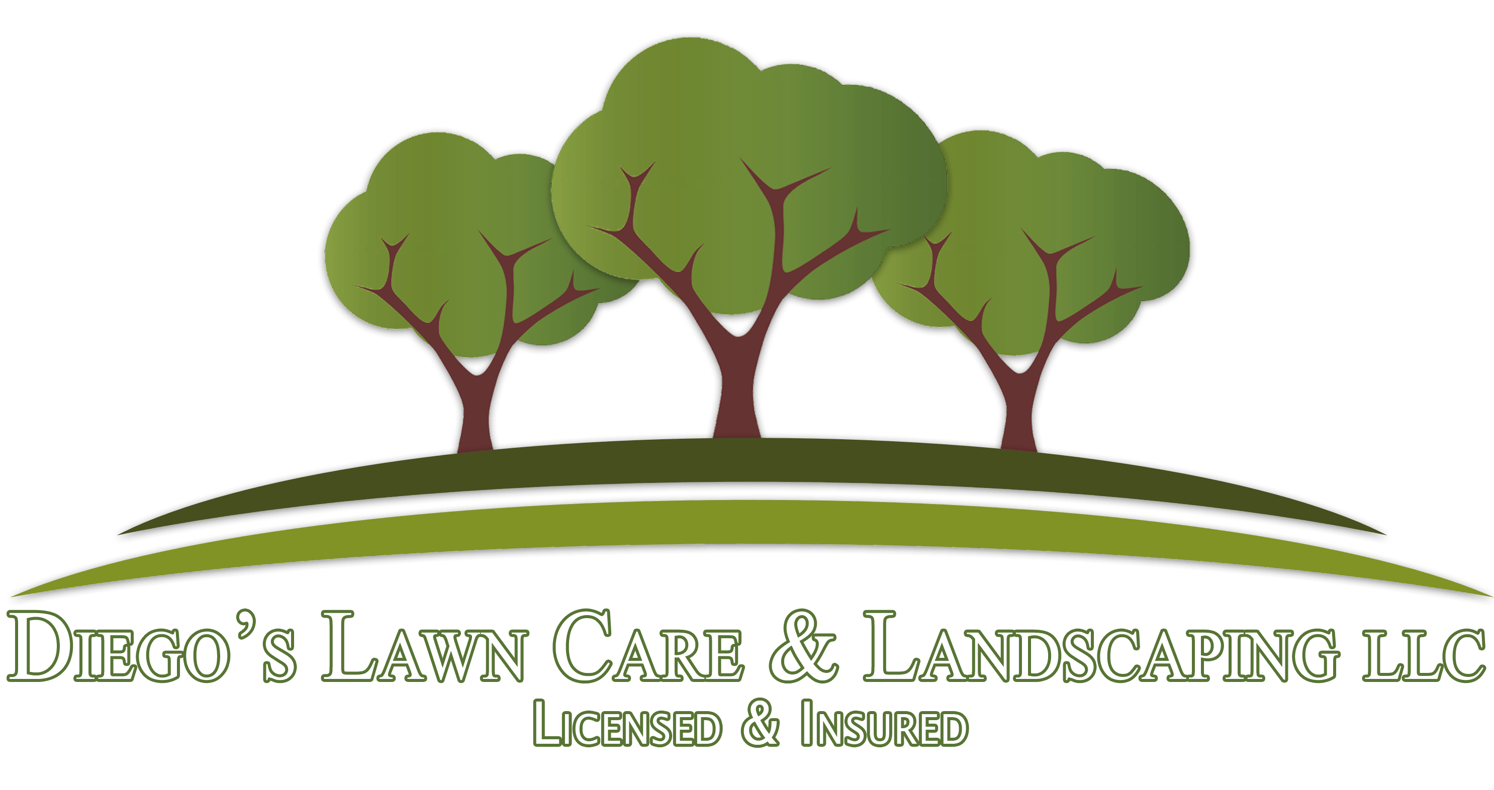 3 Tree Logo - 3 Tree Logo FINAL v 4 PNG - Diego's Lawn Care