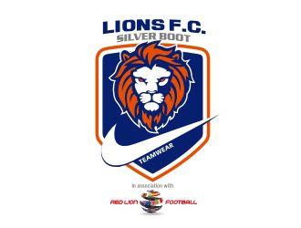 Silver Lions Football Logo - Lions Football Club logo design