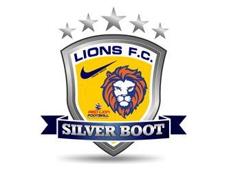 Silver Lions Football Logo - Lions Football Club logo design