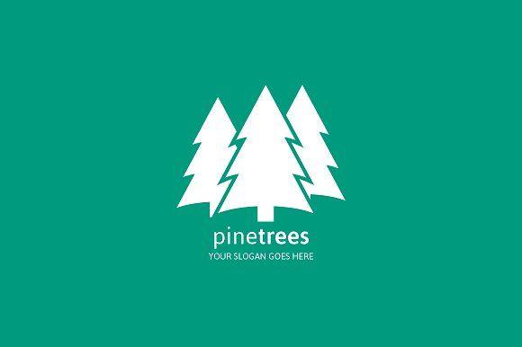 3 Tree Logo - Pine Trees Logo ~ Logo Templates ~ Creative Market