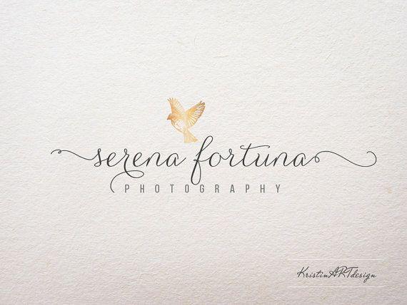 Bird Photography Logo - Bird logo, Gold logo, Photography logo, Luxury logo , Logo design ...