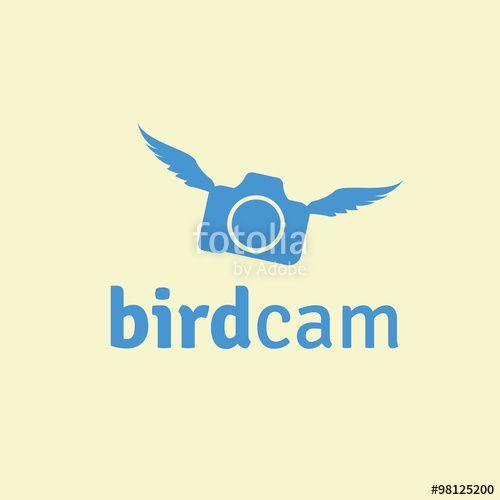 Bird Photography Logo - Flying Bird Photography Logo