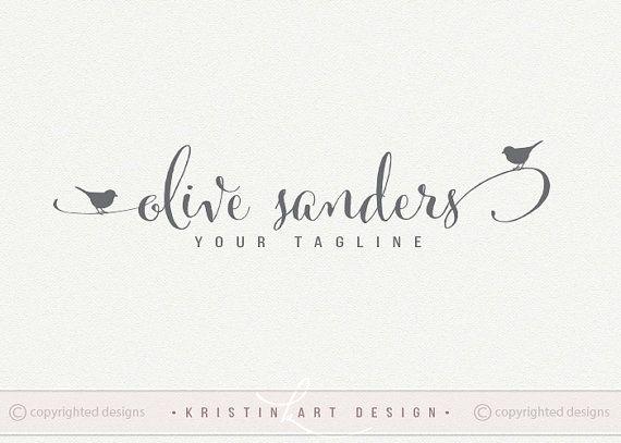 Bird Photography Logo - Birds logo photography logo premade logo design logo with birds ...