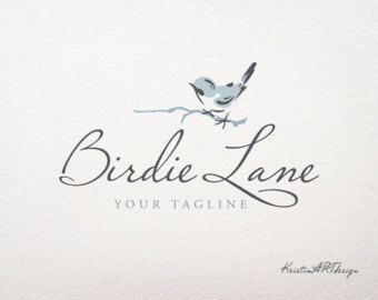 Bird Photography Logo - Premade logo -Photography logo design logo