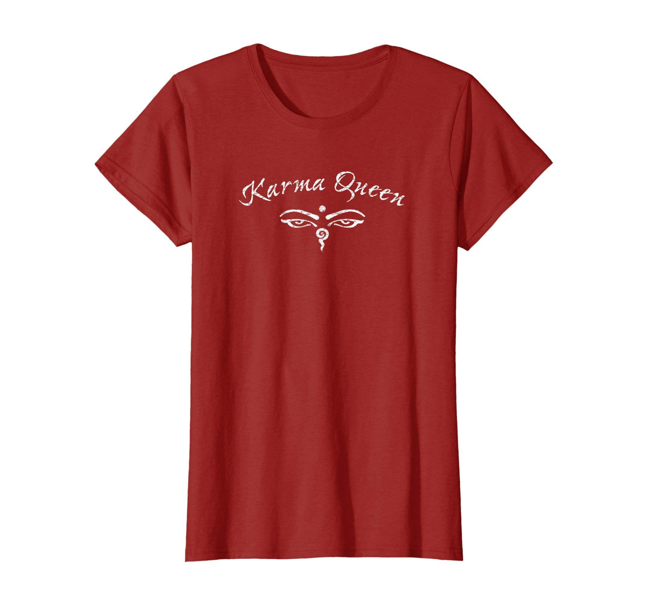 Queen Karma Logo - Karma Queen Eyes Of Wisdom T Shirt: Clothing