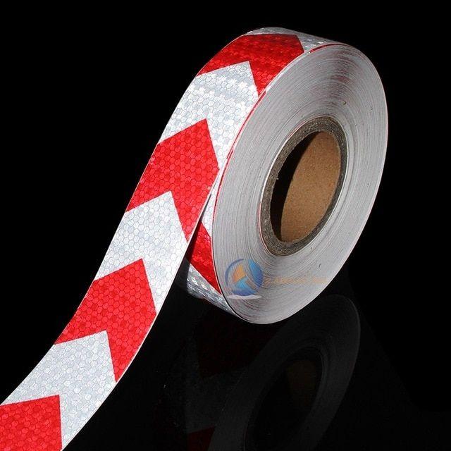 Red and White Arrow Logo - Red white Arrow Reflective Tape Safety Caution Warning Reflective ...