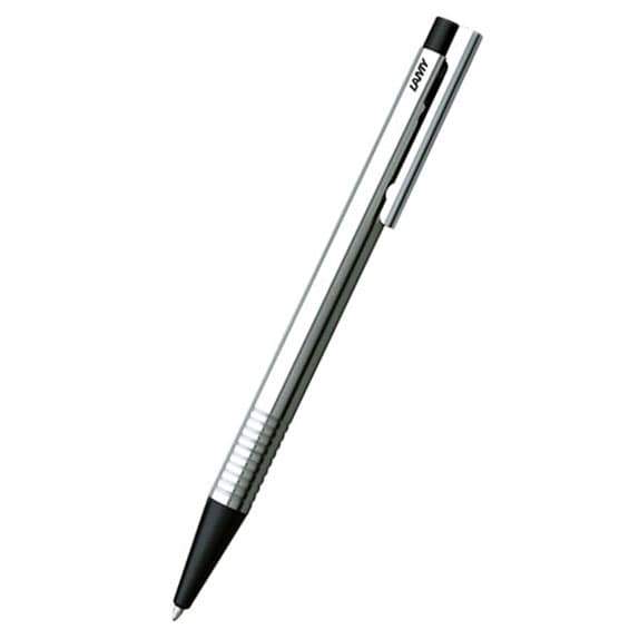 Lamy Logo - Lamy Logo Ballpoint Pen Stainless Black – Pen Boutique Ltd