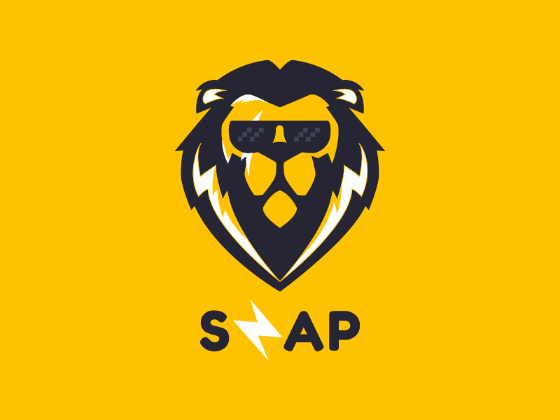 Lion King Savage Logo - Logo SNAP Lion 3 colors