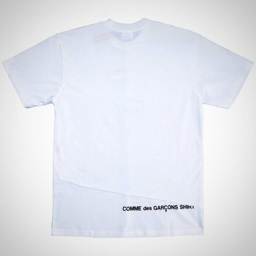 White X Blue Box Logo - SUPREME X COMME DES GARCONS T-SHIRT SPLIT BOX LOGO WHITE – SECURE ...