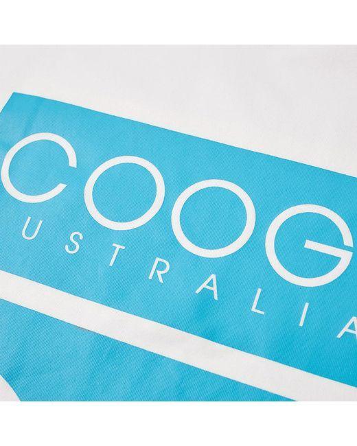 White X Blue Box Logo - PUMA X Coogi Box Logo Tee in White for Men - Lyst