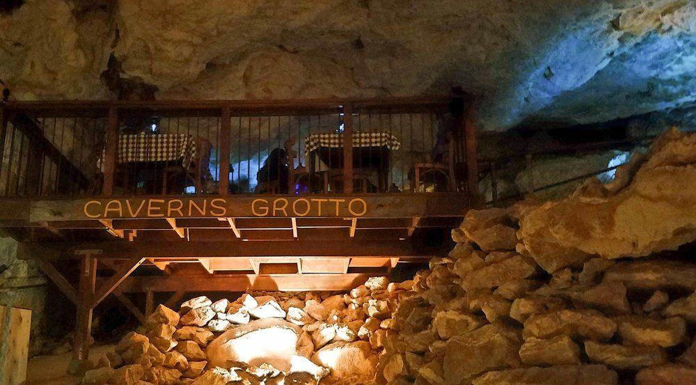 Grand Canyon Caverns Grotto Logo - There's a Restaurant 210 Feet Beneath Arizona — Laura Bayard