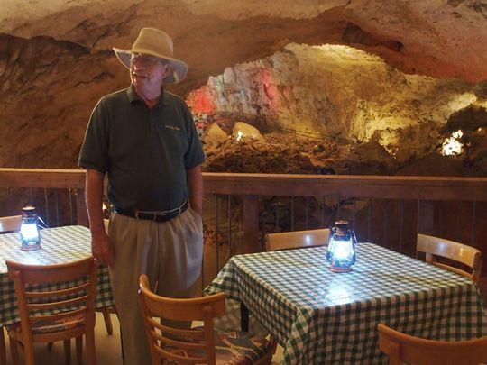 Grand Canyon Caverns Grotto Logo - Grand Canyon Caverns offers in-cave dining