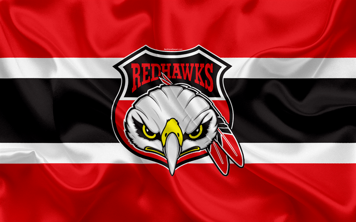 RedHawks Hockey Logo - Download wallpapers Malmo Redhawks, Swedish hockey club, emblem ...