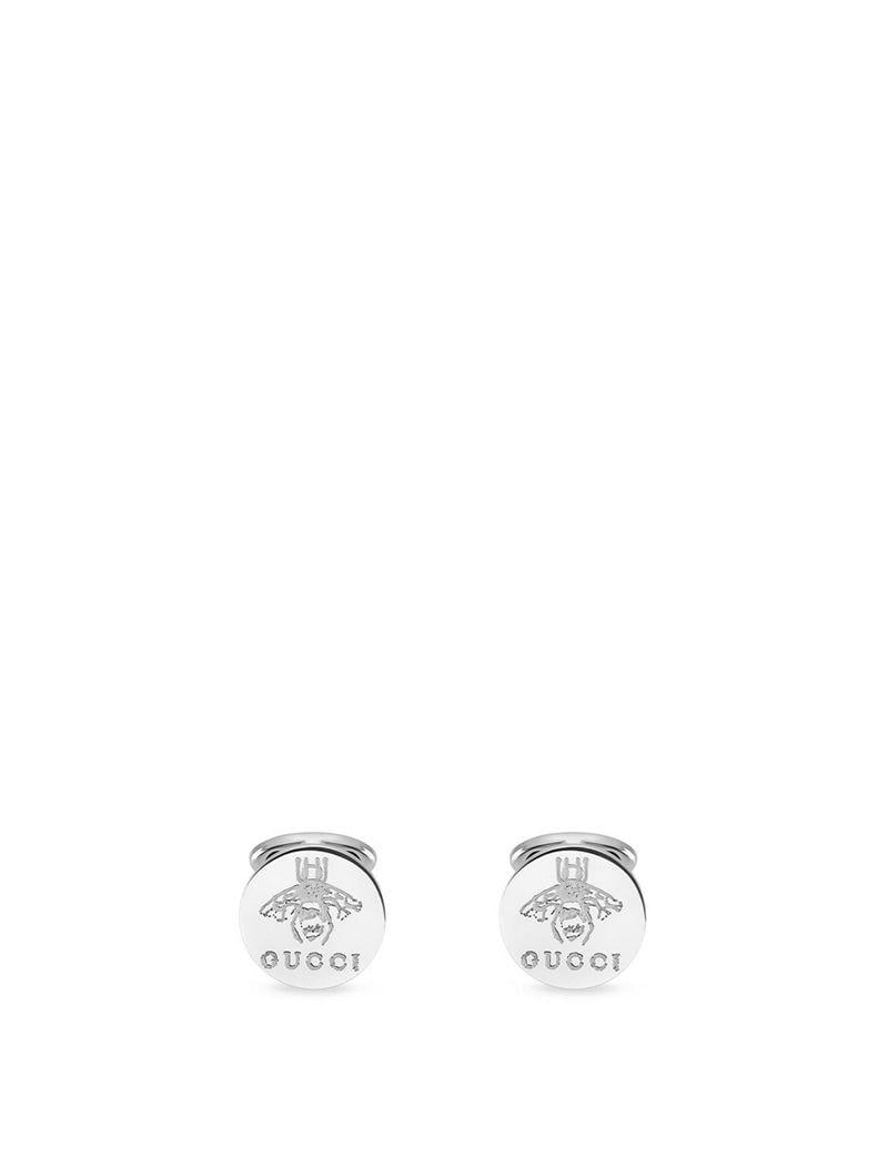 Holt Renfrew Logo - GUCCI Silver Bee Cufflinks With Logo | Holt Renfrew