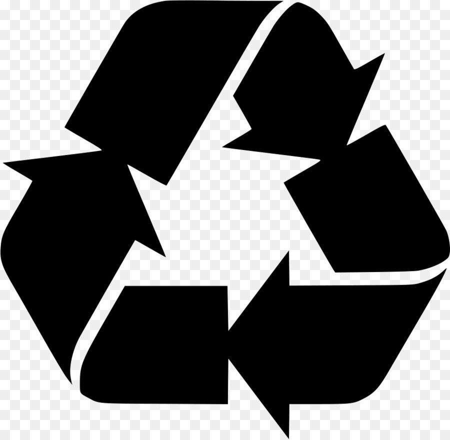 Black Recycle Logo - Recycling symbol Computer Icon Arrow png download
