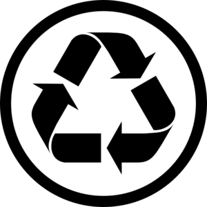Black Recycle Logo - Recycle Symbol Clip Art clip art online
