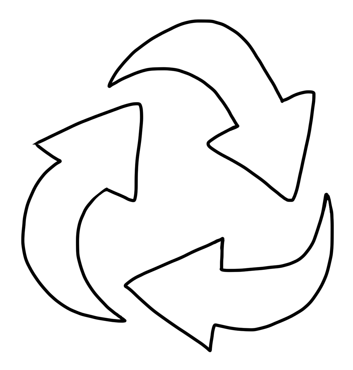 Black Recycle Logo - Recycle Logo Png