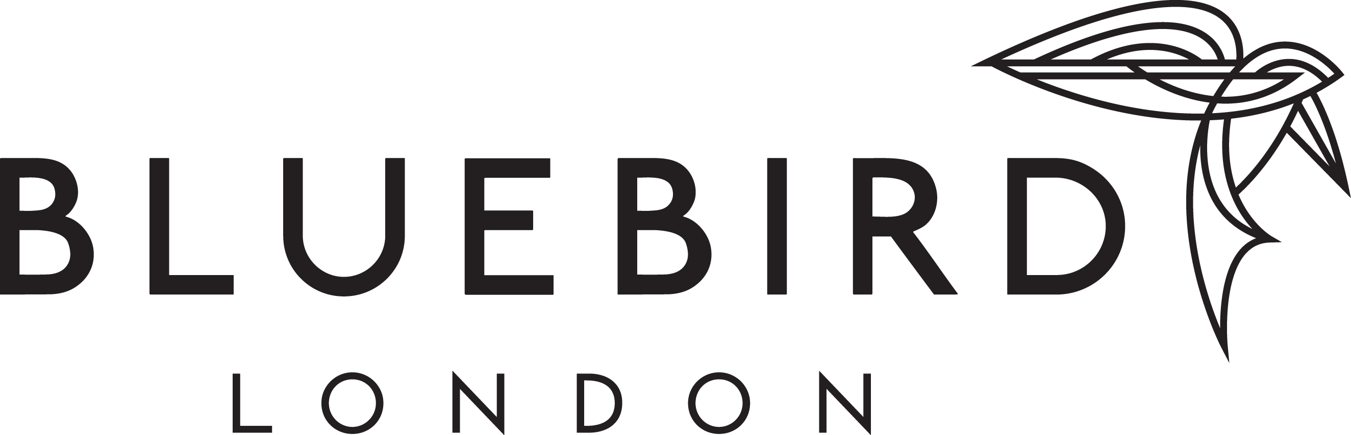 White with Blue Bird Logo - Bluebird London | The Shops at Columbus Circle