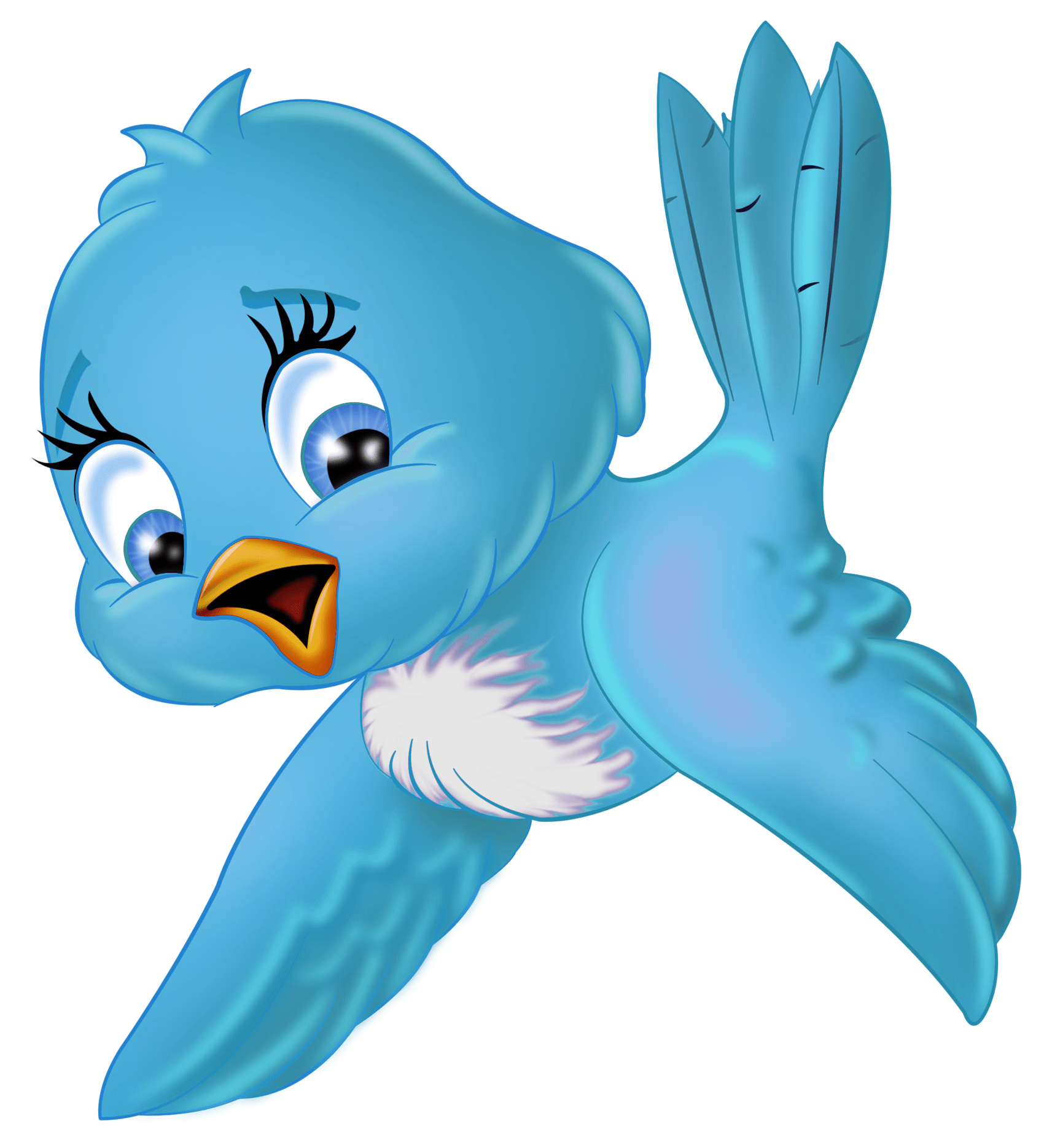 White with Blue Bird Logo - Snow White Blue Bird transparent PNG