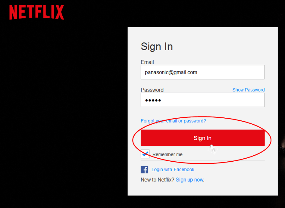 Login Netflix Logo - How to sign out of a Netflix account through a PC.