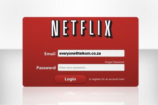 Login Netflix Logo - Telkom has Netflix plans: source