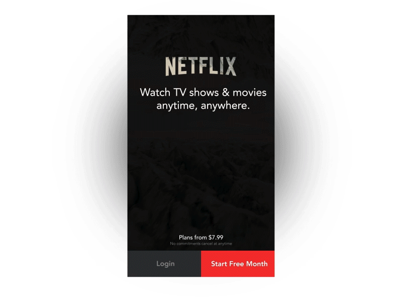 Login Netflix Logo - Netflix Login by Farhan Razak | Dribbble | Dribbble