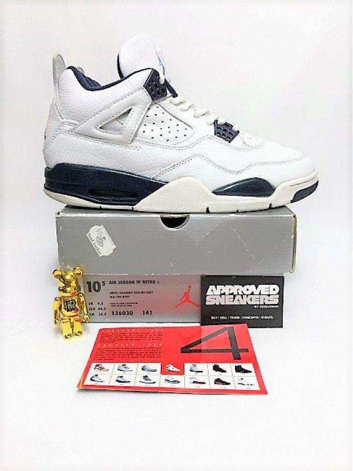 Jordan Columbia Logo - Nike Air Jordan 4 Retro+ Columbia 1999 Release - Approved Sneakers