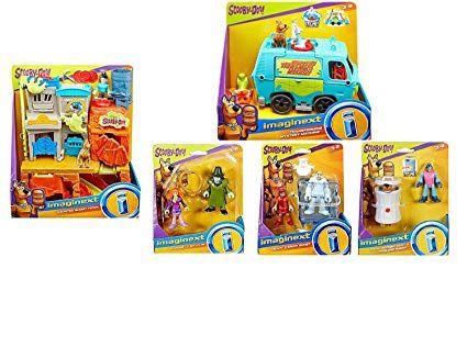 Ghost Toy Machine Logo - Amazon.com: Playset Toy of 5 Scooby Doo Haunted Ghost Town ...