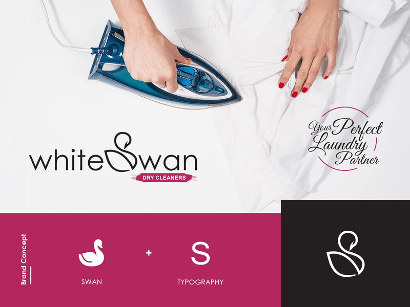 White Swan Logo - White Swan Logo Design by Sharaful Nizar | Dribbble | Dribbble