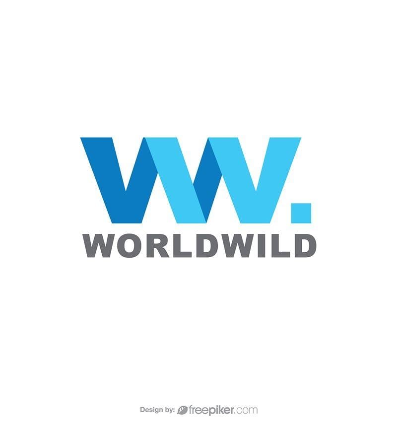WW Logo - Freepiker. world wide ww letter travle agency logo