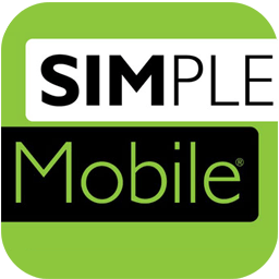 simple mobile logo vector