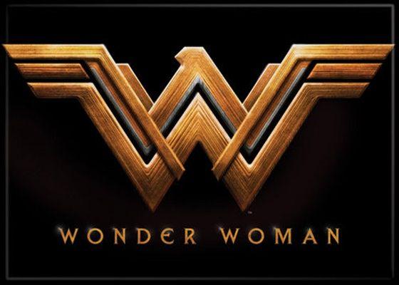 WW Logo - Wonder Woman Movie New WW Logo Image Above Name Refrigerator Magnet