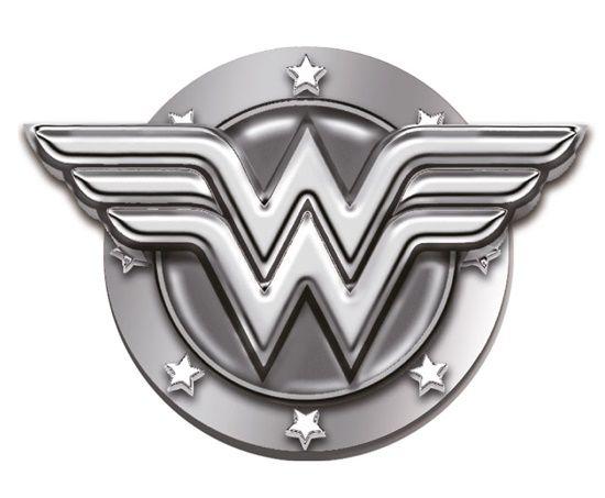 WW Logo - DC Comics Wonder Woman Metal Pewter WW Logo Lapel Pin | Starbase Atlanta