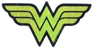 WW Logo - WONDER WOMAN Gold Glitter WW Logo STICKER - DC Comics ...