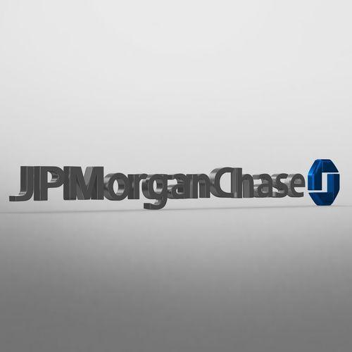 JPMorgan Chase Logo - Jp morgan chase logo character 3D | CGTrader