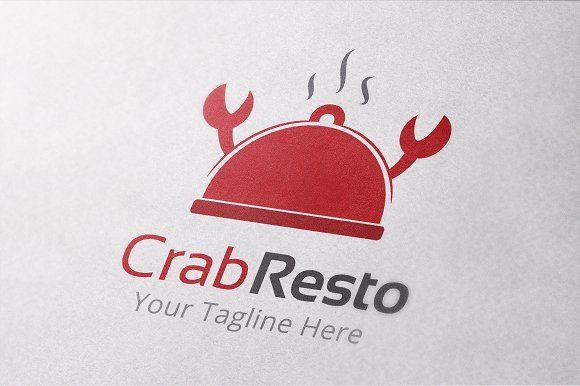 Crab Restaurant Logo - Crab Restaurant Logo Template ~ Logo Templates ~ Creative Market