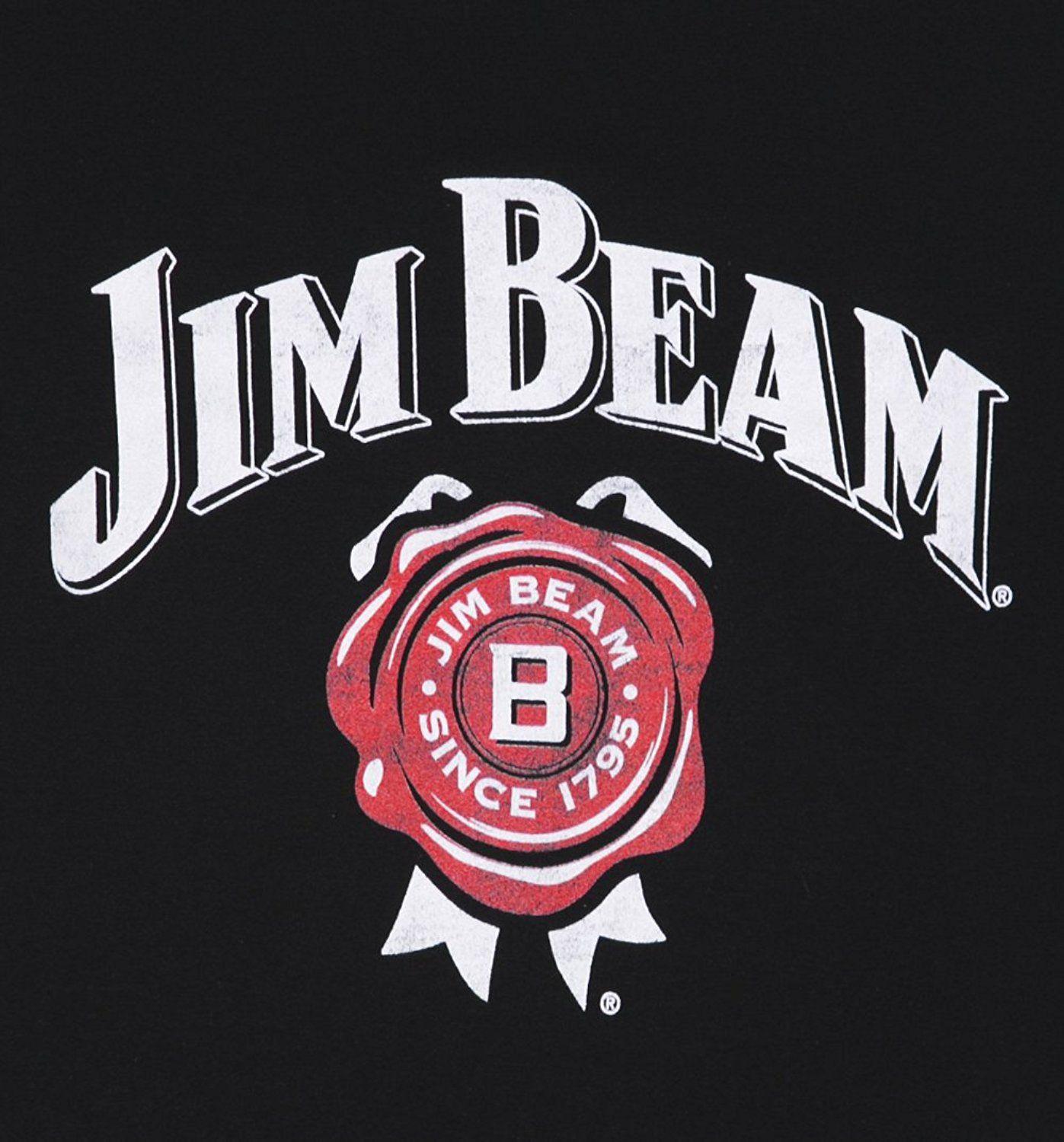 Jim Beam Logo - Womens Black Jim Beam Logo T Shirt Tee Shirts Women'S Top-in T ...
