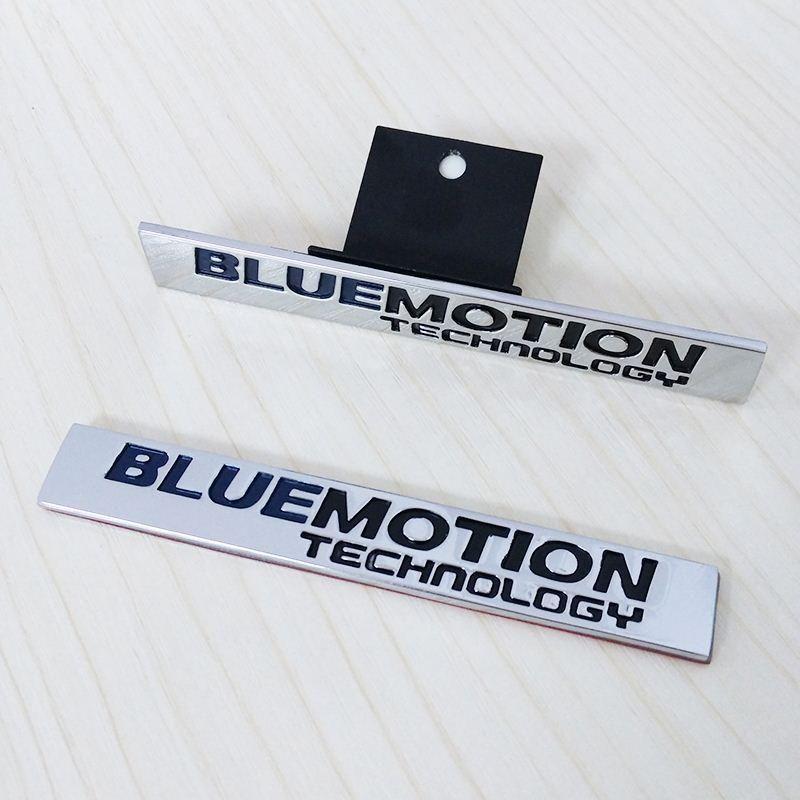 Cool Car Company Logo - Wholesale Cool Car Badge 3D Metal Emblem BLUE MOTION TECHNOLOGY