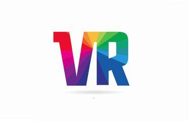 Vy Logo - rainbow colored alphabet combination letter vy v y logo design - Buy ...