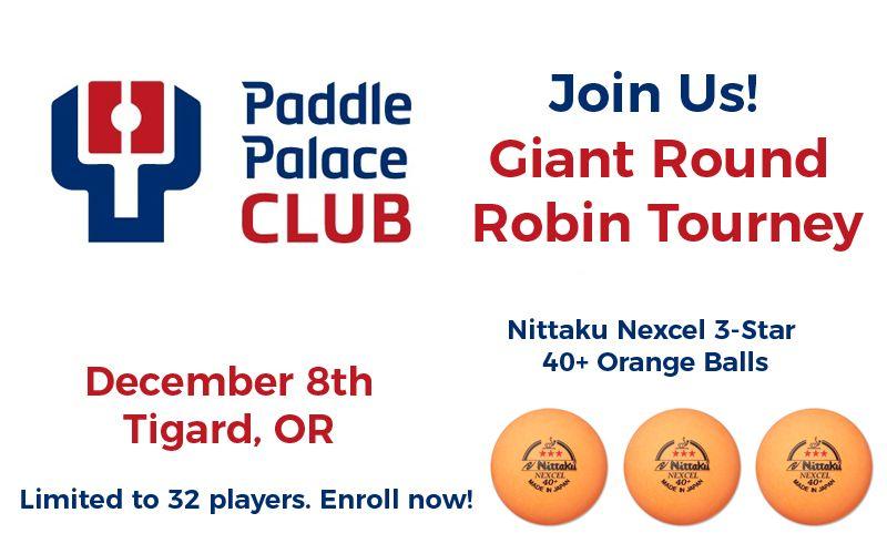 Paddle Palace Logo - Paddle Palace Club Giant Round Robin