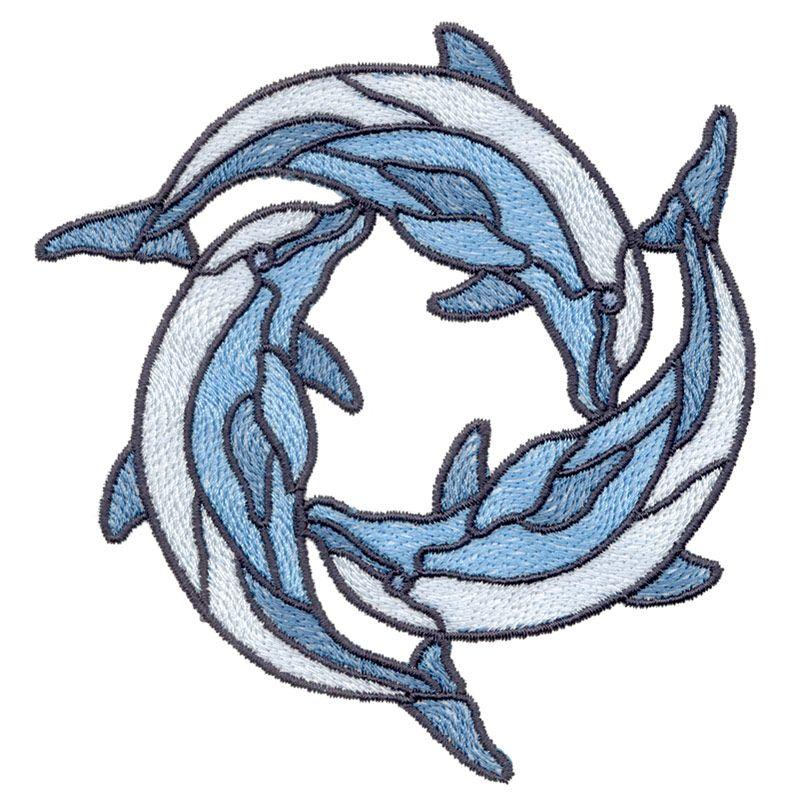 Dolphin Circle Logo - Dolphin Circle