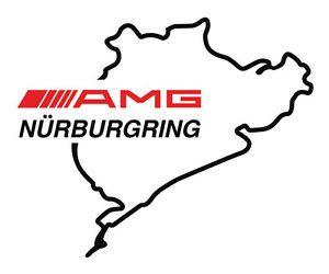 AMG Racing Logo - 2x AMG Nurburgring Decals Sticker vinyl logo Mercedez Benz 6
