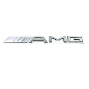 AMG Racing Logo - 3D Chrome Metal Car Trunk Tailgate Racing Badge Logo Decal Sticker