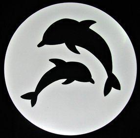 Dolphin Circle Logo - Universal Templates UT-20 Jaiden Dolphin Circle Decorative Concrete ...