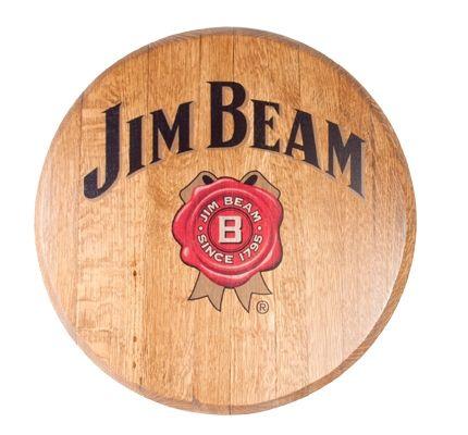 Jim Beam Logo - Jim Beam Authentic Barrel Head
